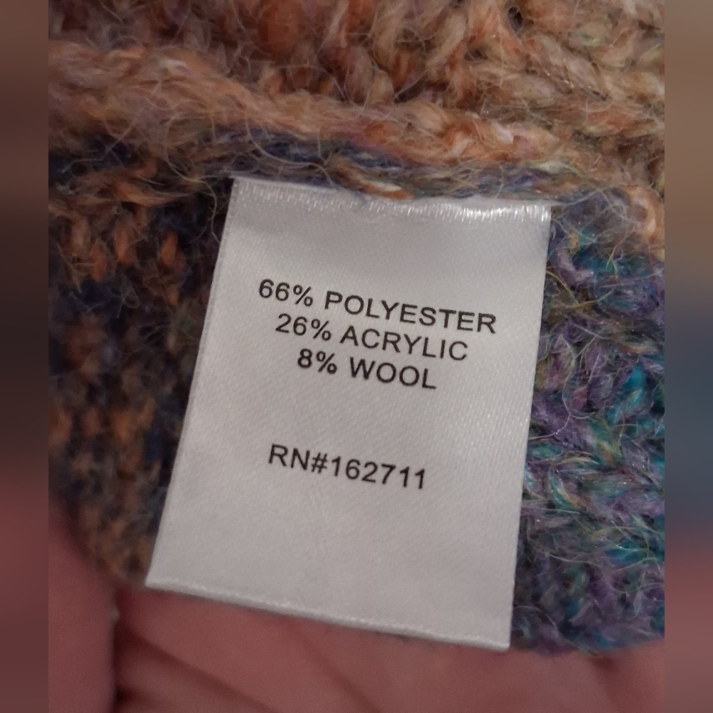Lovestitch Multicolor Ombre Knit Open Cardigan - Picture 2 of 4